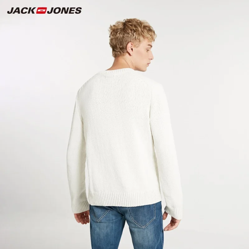 JackJones зимний мужской модный тренд свитер с круглым вырезом 218424510|Джемперы| |