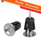 Заглушки для велосипедных грипсов, алюминиевые накладки на руль велосипеда, аксессуары для горных велосипедов