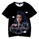 Лидер продаж 2021, футболка певица Шарли дамелио с 3D принтом, МужскаяЖенская Повседневная модная Толстовка с коротким рукавом и круглым вырезом в стиле Харадзюку, топы