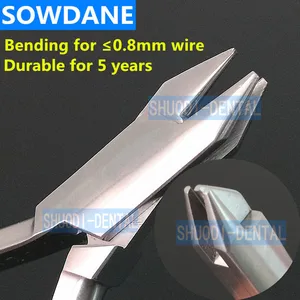 Стоматологические Ортодонтические щипцы с тремя зубцами, щипцы с тремя зубцами для придания формы и изгиба любого вида лигатурных материалов для стоматологических клиник