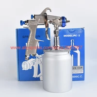 original spray gun lisson w 101 hvlp paint spray gun gravity 1 0mm1 3mm1 5mm1 8mm nozzle for painting car repair tool