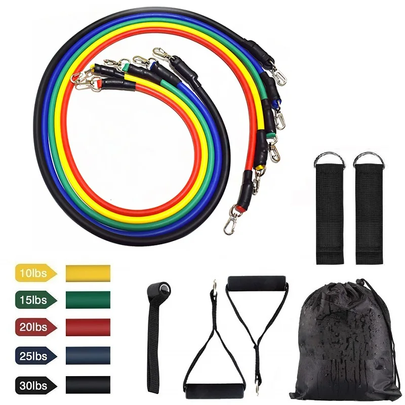 Комплект эспандеров для йоги эластичная резиновая лента фитнеса тренировок