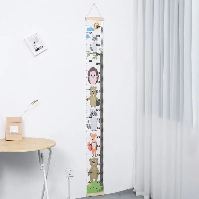 Regla de medida de altura para colgar en la pared, tabla de crecimiento para ni&ntilde;os, decoraci&oacute;n del hogar-2
