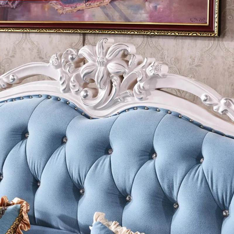 high quality European antique living room sofa furniture genuine leather set xhs0010 | Мебель