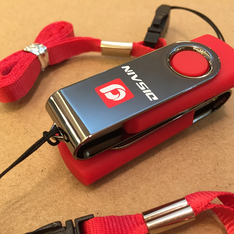 Красный Флешка usb2.0 флэш-накопитель Thumb drive 2,0 Memory Stick для компьютеров, Jump Drive с шнурком - Цвет: Красный