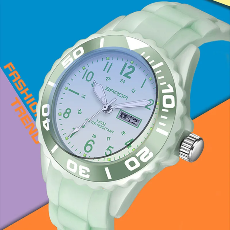 

2021 Fashion Trend Women's Quartz Watches Sports Waterproof Wristwatches for Woman Luminous Watch Casual Clocks Relogio Feminino