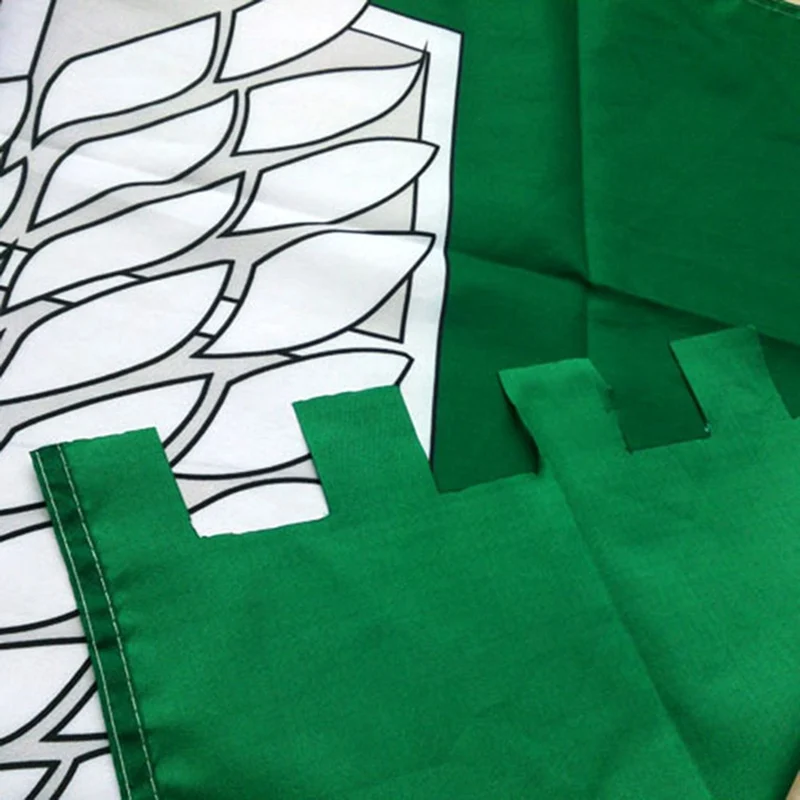 Японский аниме принт из полиэстера атака на Титанов 1 четкое изображение сада