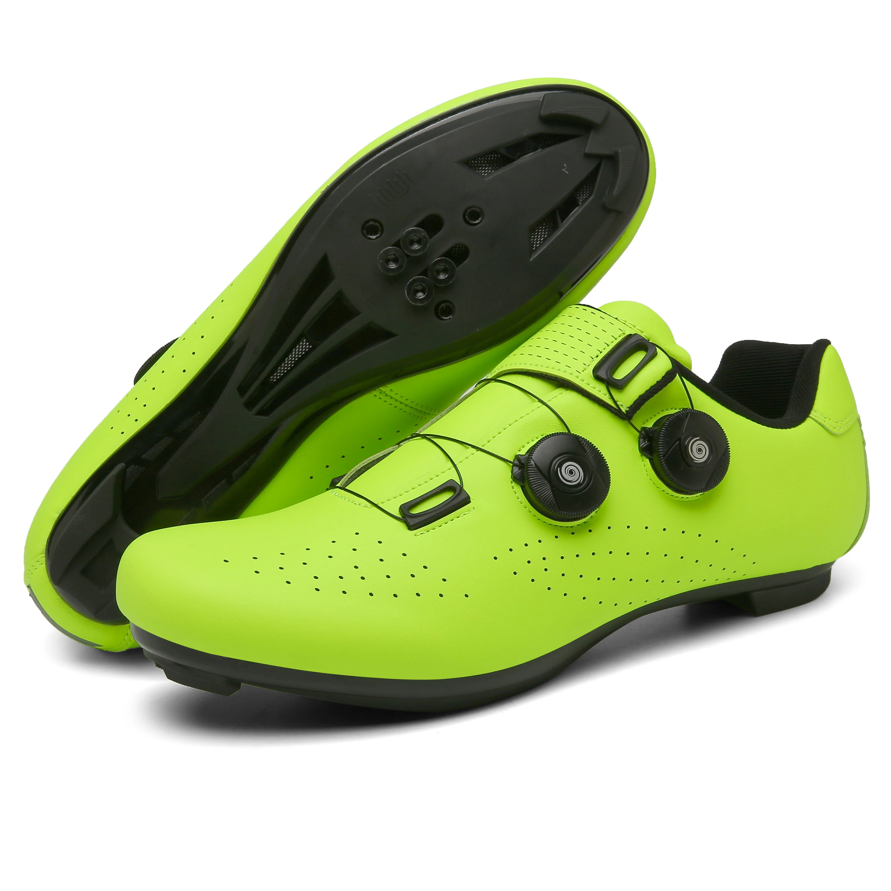 

Self-Locking road bike shoes flat spd cleat Men's cycling sneakers mtb Casua Breathable womens bicycle shoes Outdoor Sports