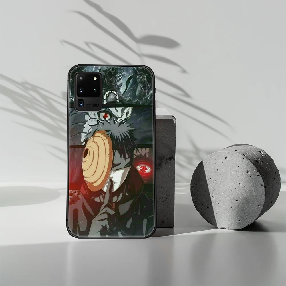 

Uchiha Obito anime Phone Case Cover Hull For Samsung Galaxy S 7 8 9 10 e 20 FE edge uitra plus Note 9 10 20 black Funda Silicone