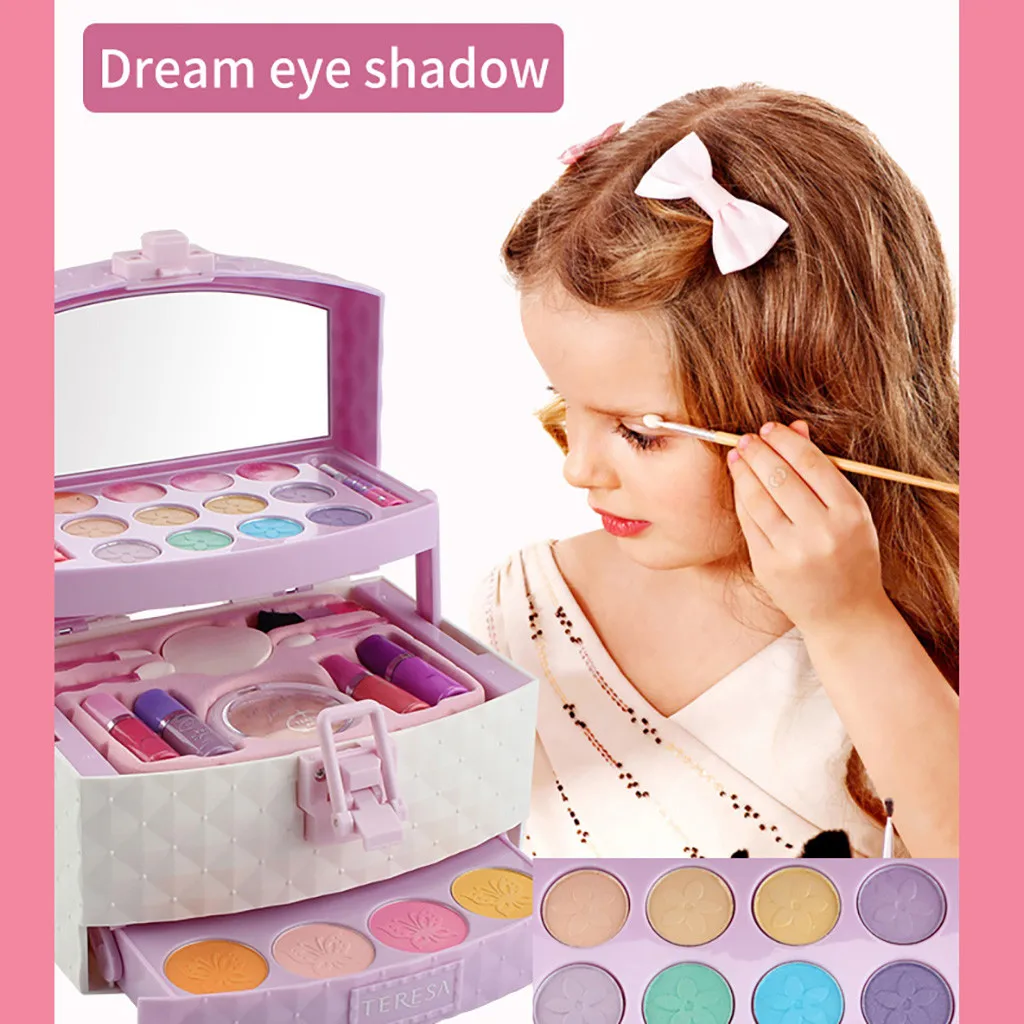 Игрушки для макияжа девочки мини косметический Чехол игрушка маленькая
