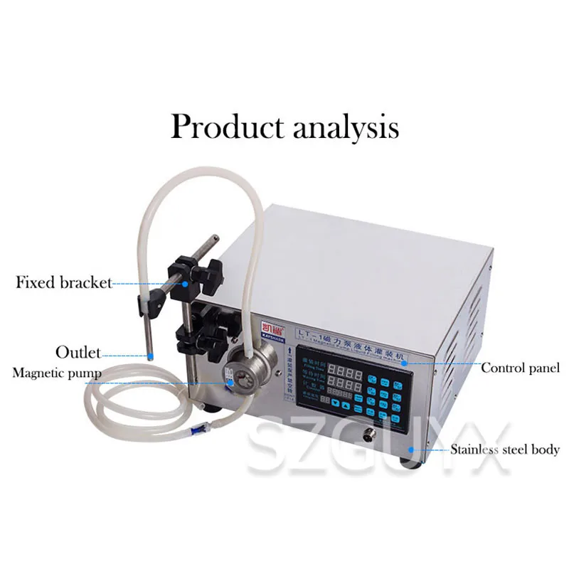 Полуавтоматическая машина для подачи жидкости с контролем количества масла вино