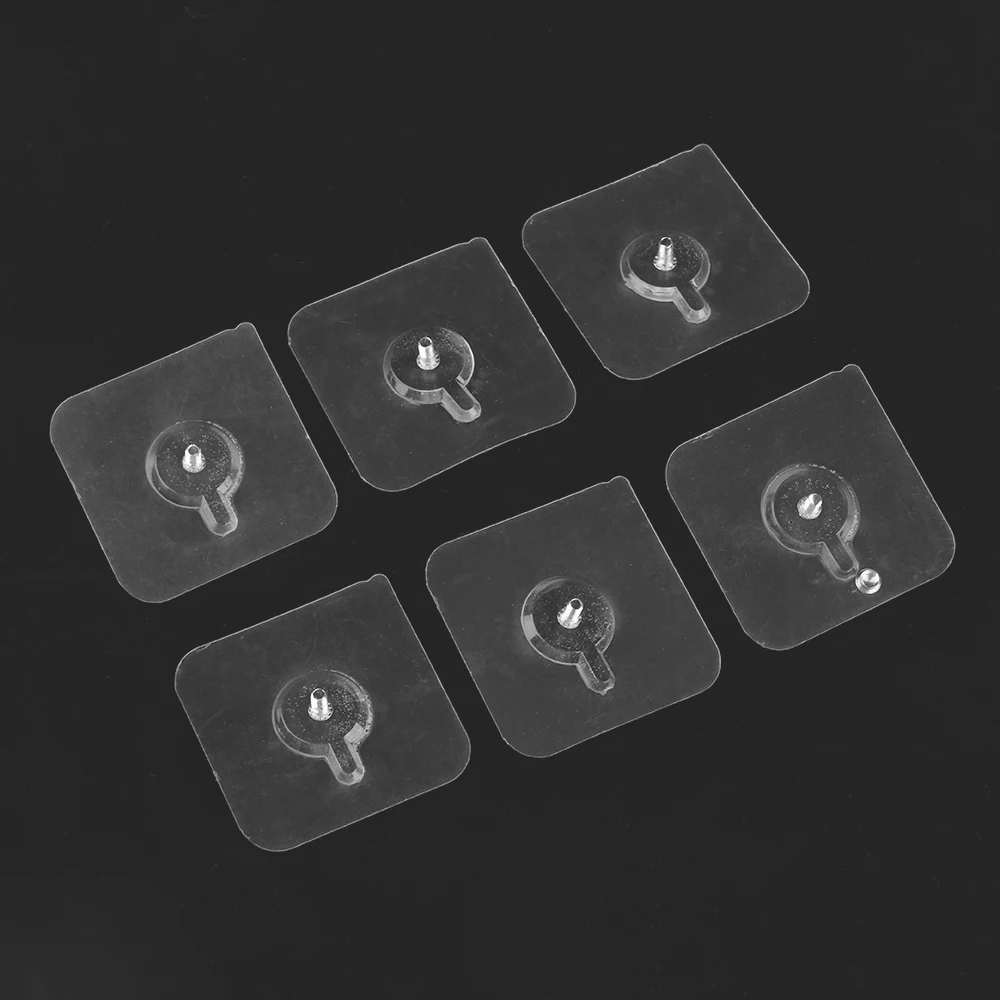 2/4 шт. прозрачные водонепроницаемые крючки для хранения | Дом и сад