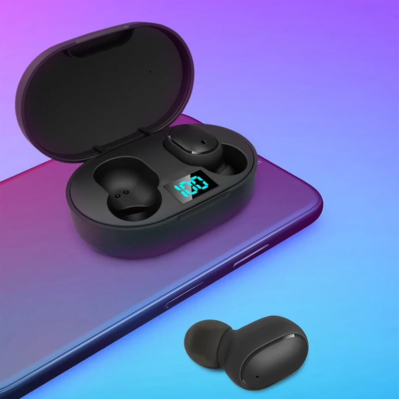 Беспроводные наушники M & J TWS со светодиодным дисплеем Bluetooth V5.0 гарнитура с