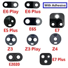 100% оригинальный объектив задней камеры с креплением Ahesive для Motorola Moto E4 E6S E5 E6 E7 G8 Plus Z3 Z4 Play G8 Power Lite E 2020