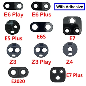 100% оригинальный объектив задней камеры с креплением Ahesive для Motorola Moto E4 E6S E5 E6 E7 G8 Plus Z3 Z4 Play G8 Power Lite E 2020