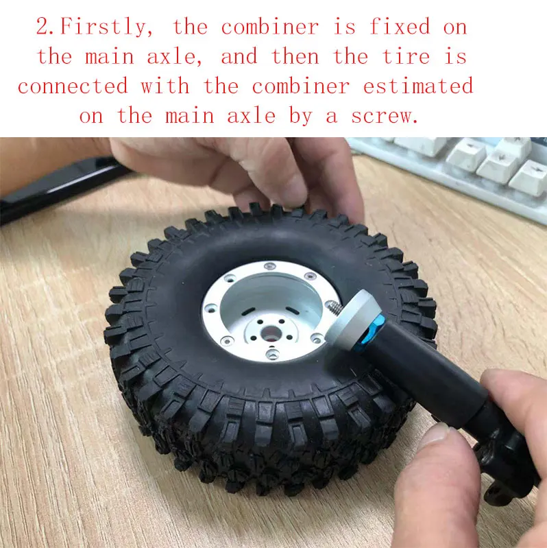 4 шт. матовые Серебристые 1,9 Beadlock колеса диски для 1/10 RC Гусеничный осевой SCX10 II 90046 TRX-4 D90