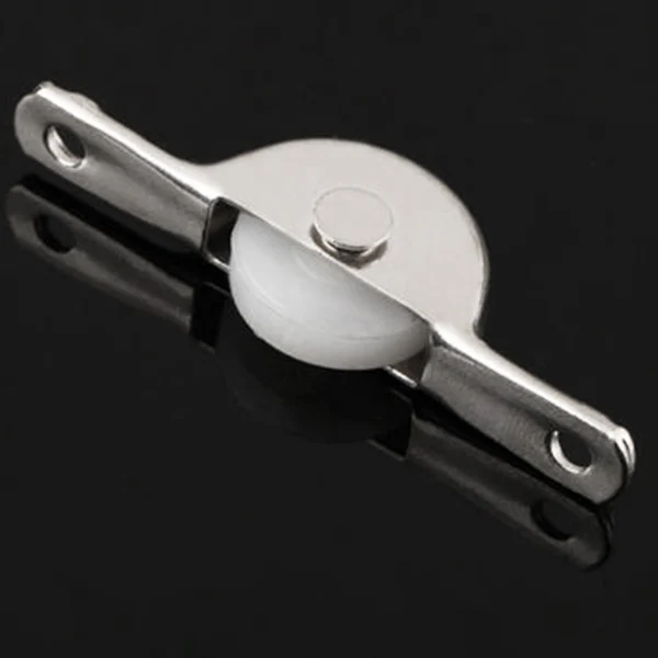 10pcs Door Window Cupboard Drawer Bin Single Nylon Sliding Roller Pulley Wheel Wardrobe Copper Runners |