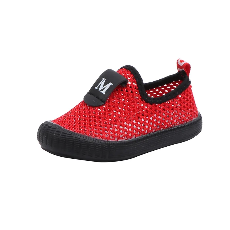 

2022 Summer New Childrens Shoes Girls Woven Air-mesh Shoes Sports Hollow Casual Fashion Sneakers Running Breathable Hot 21-30