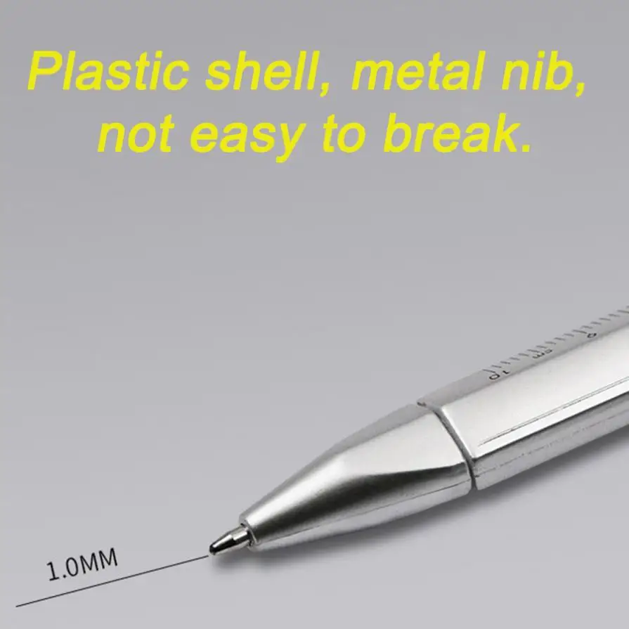 Шариковая ручка с нониусом 2 в 1 многофункциональная гелевыми чернилами 0-100 мм