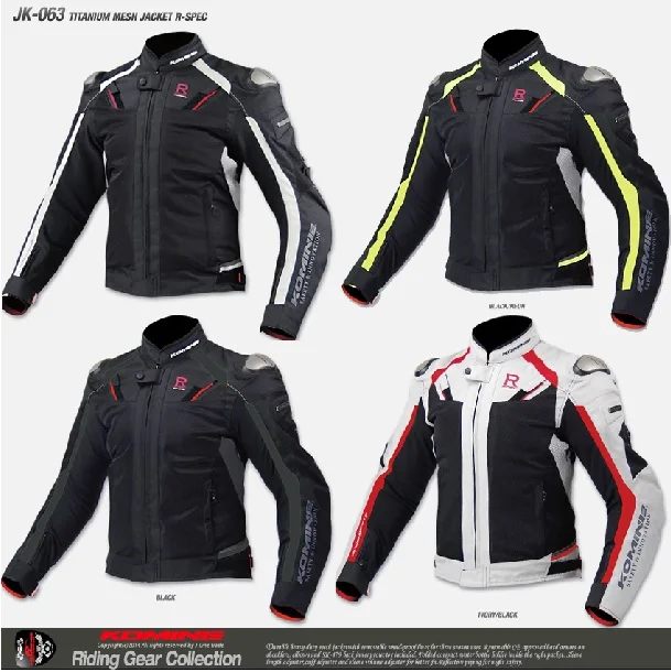 

Komine JK063, титановая сетчатая куртка для езды на мотоцикле, мотокроссе, горном велосипеде, BMX, Мотоциклетные Куртки с защитой