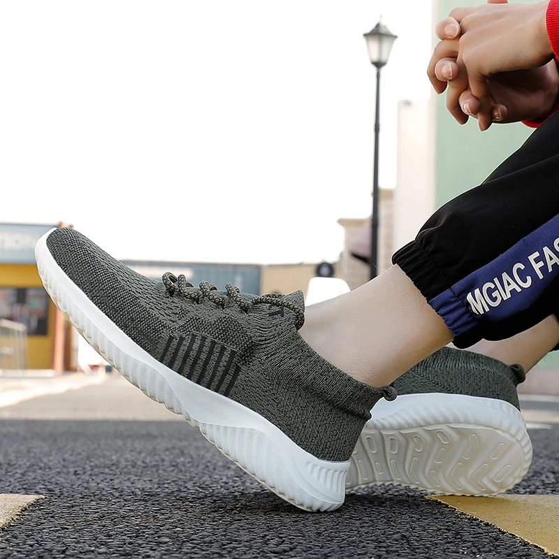 Весенние кроссовки на платформе Мужская удобная повседневная обувь шнуровке