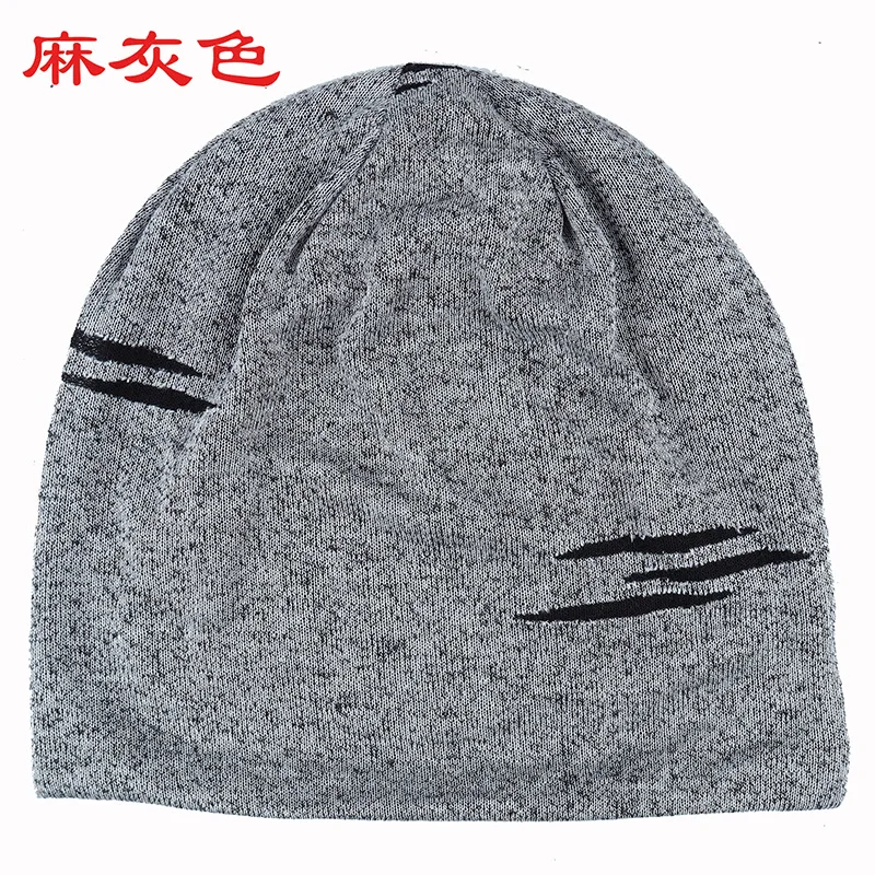 Зимняя шапка toque, Мужская весенняя и осенняя тонкая шапка в стиле хип-хоп, Модная вязаная шапка baotou, Snap Slouch hats