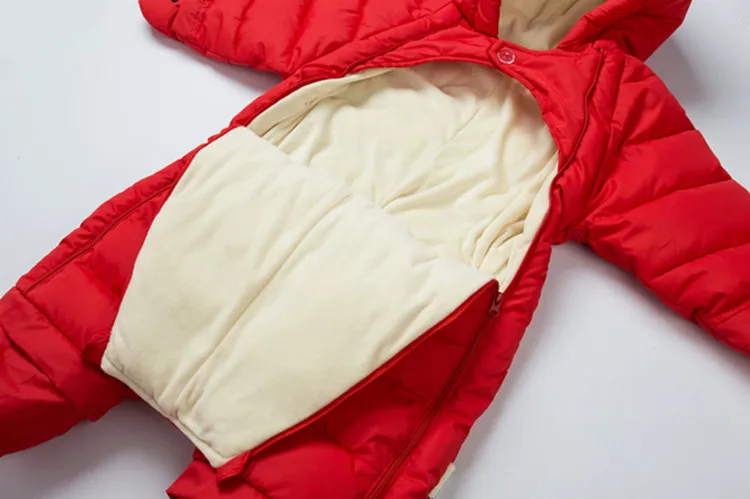 2019 детские комбинезоны Зимние флисовые теплые с длинным рукавом для мальчиков