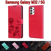 m32 funda phone cover for samsung galaxy m32 5g case wallet flip leather shell book for samsung m32 m 32 sm a326b sm m325fv case