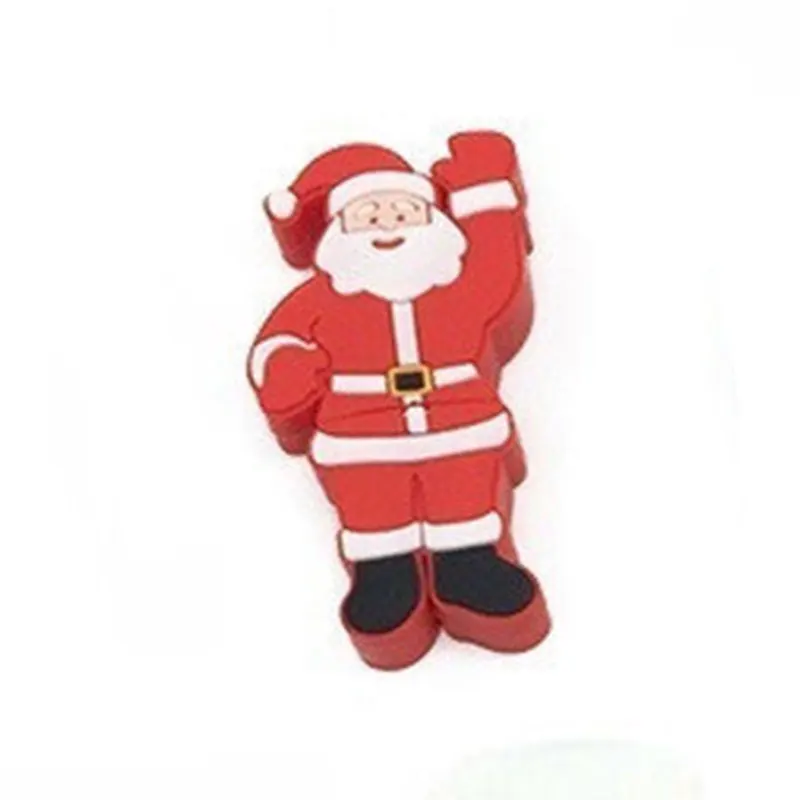 1 USB Flash Drive 128gb Cartoon Santa Claus Usb 2.0 4GB 8GB 16GB 32GB 64GB Christmas Series Pendrive Memory Stick Pen Drive Gift - Цвет: 1
