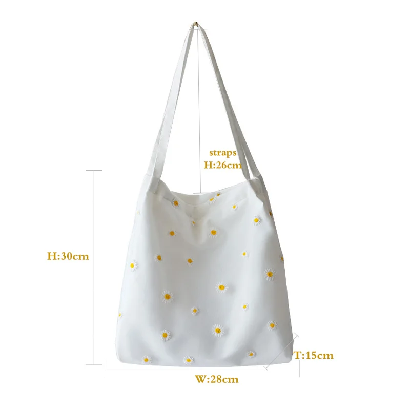 

Canvas Shoulder Mini Shopper Bags for Women 2021 Female Girls Purses and Handbag Environmental Reusable Foldable Cute Small Tote