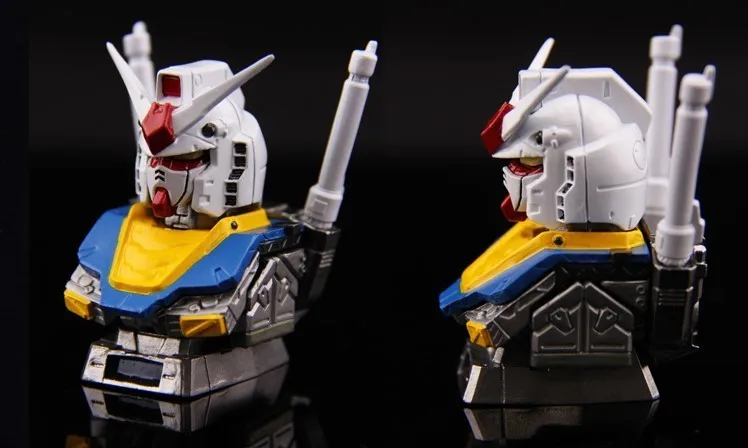 Статуэтка в виде комплект 1/144 RX78-2 головы Неокрашенный Смола Комплект | Игрушки и