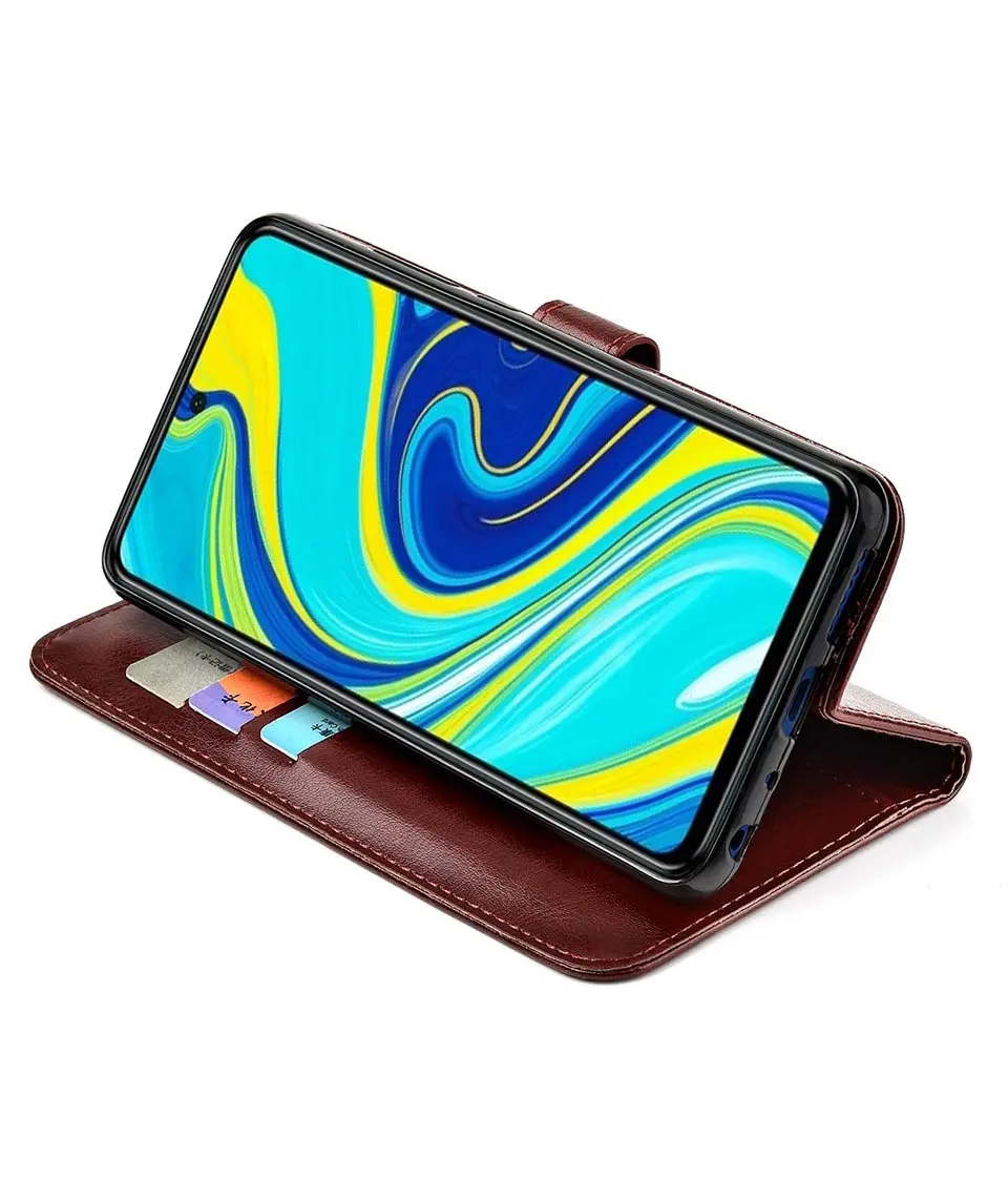 Flip leather case For on Xiaomi Redmi note 9S 9 S Case Pro Max back phone Note 9Pro Cover | Мобильные телефоны и