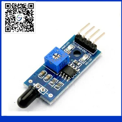 5pcs only good quality Flame Sensor Module 4 Pin Interface Detector Infrared Receiver Detection Fire For | Электронные
