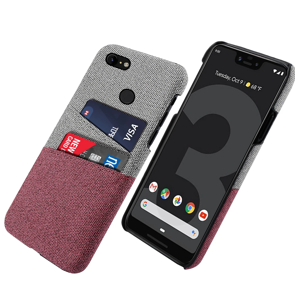 Для Google Pixel 3 3 XL 2 2 XL чехол в ретро-стиле украшениями в виде звёздочек; Материал: ткань держатель для карт тонкий жесткий PC задняя крышка для Google Pixel 3A 3A XL 4 4 XL чехол