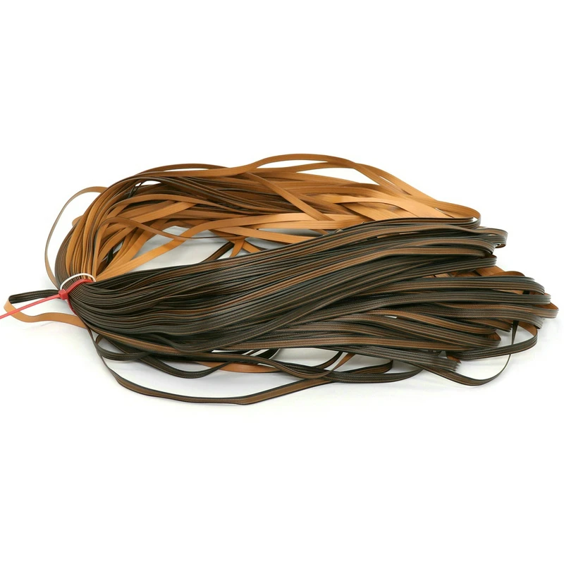 500G Brown color Four lines flat synthetic rattan weaving material plastic for knit and repair chair table hammock etc | Мебель