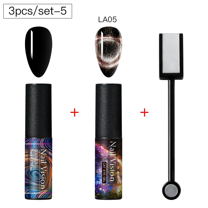 ZH08034 Nail Vision 9D Galaxy Cat Eye гель-Хамелеон Гель для ногтей длительный Galaxy Star эффект кошачьих глаз замачивается УФ/светодиодный - Цвет: ZH08034