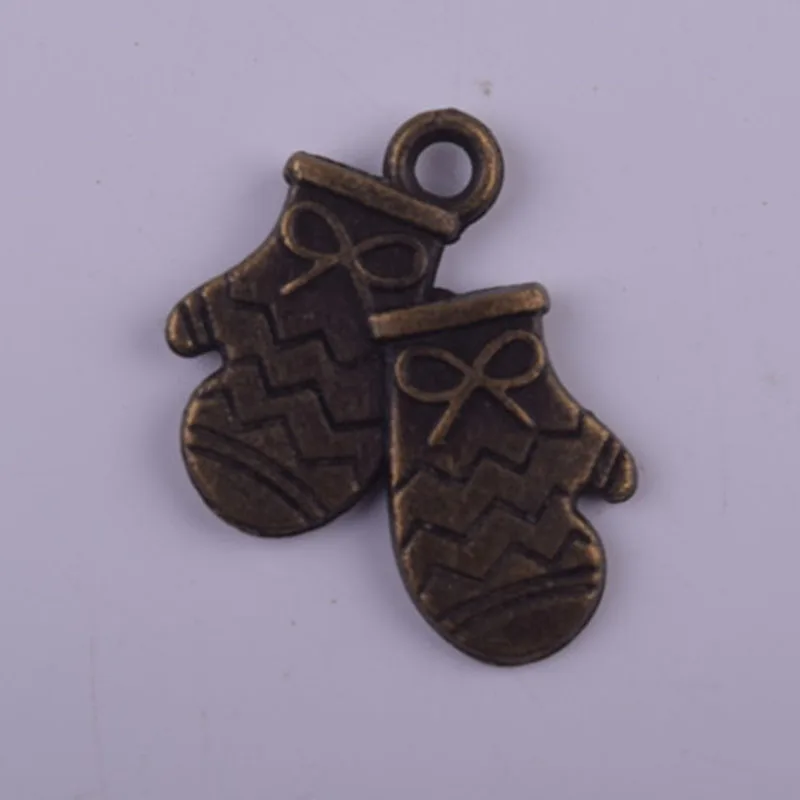 

Подвеска в виде перчаток, кожаная цепочка В Стиле Ретро бронзового оттенка, подвеска из сплава, ювелирные аксессуары 50 шт./лот: