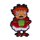 Эмалированная булавка в виде персонажей из аниме-фильмов на этот раз превратилась в понё в форме девушки!