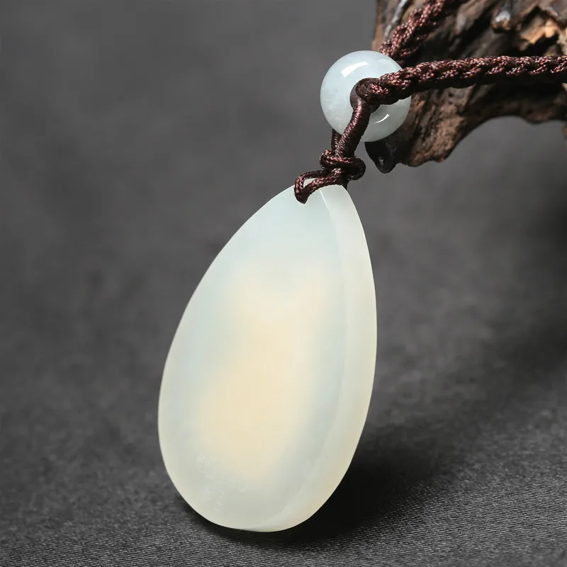 Натуральный китайский белый нефрит кулон Зодиака крупного рогатого скота