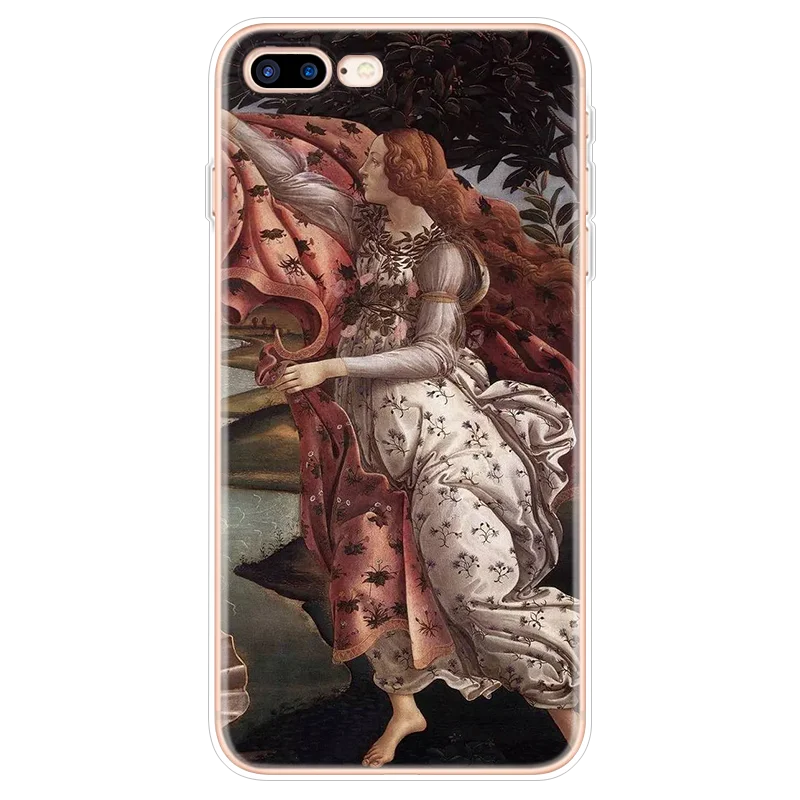 ТПУ чехол для телефона Renaissance для iPhone 8 7 6 6S Plus для iPhone XS Max XR TPU чехол для iPhone 5 5S SE 5C 11X4 4S чехол