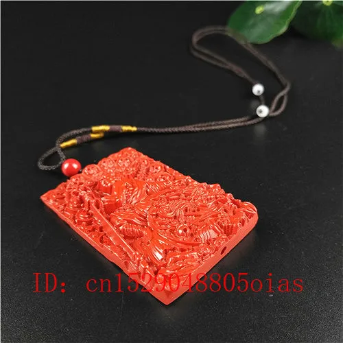 Китайская Подвеска Из Натурального Красного искусственного камня тибетского