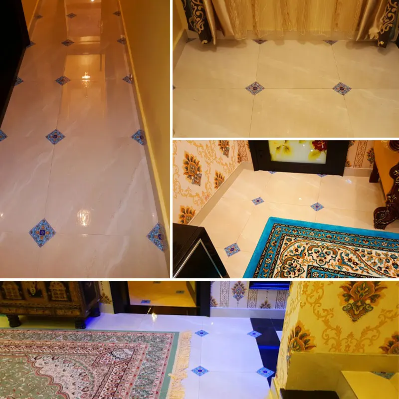 Диагональная наклейка для кухни 20 шт./компл. декоративная Европейская Настенная