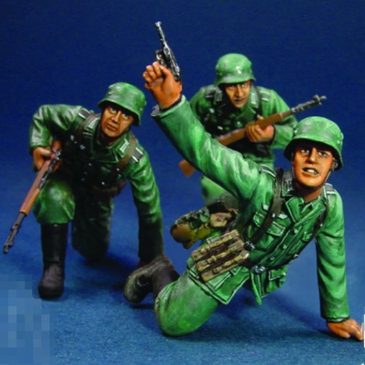 

1/35 Resin Soldier Model Soldier Trio Sprint Enemy 614