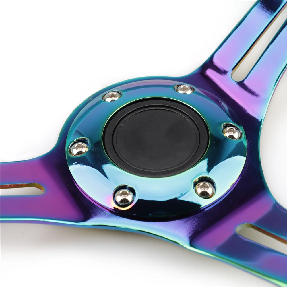 Руль CNSPEED Neo Chrome 350 мм 14 дюймов АБС пластик 45 глубокое блюдо универсальный