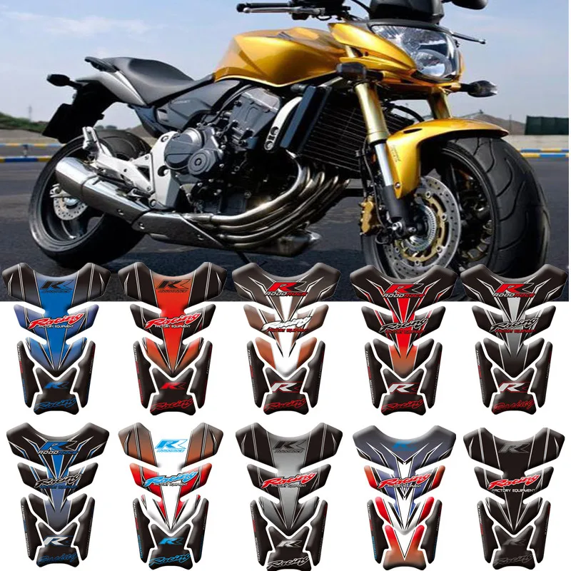 Мотоцикл 3D топливный бак Pad защитные наклейки для Honda Hornet CB600F CB900F CB1000R 1998 2013