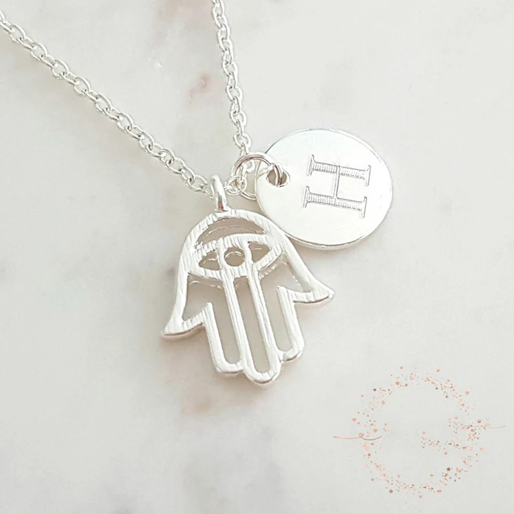 FYW персонализированные модные из нержавеющей стали Хамса подвеска в форме руки