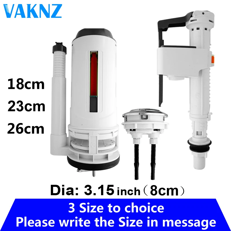 3 дюйма (8 см) большой диаметр Слива унитаза комплект фитингов двойного смыва