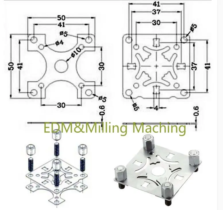 

Wire EDM Machine ER Quick Position Fixture S316 U-shaped Groove U25 Model For CNC Spark Machine Service