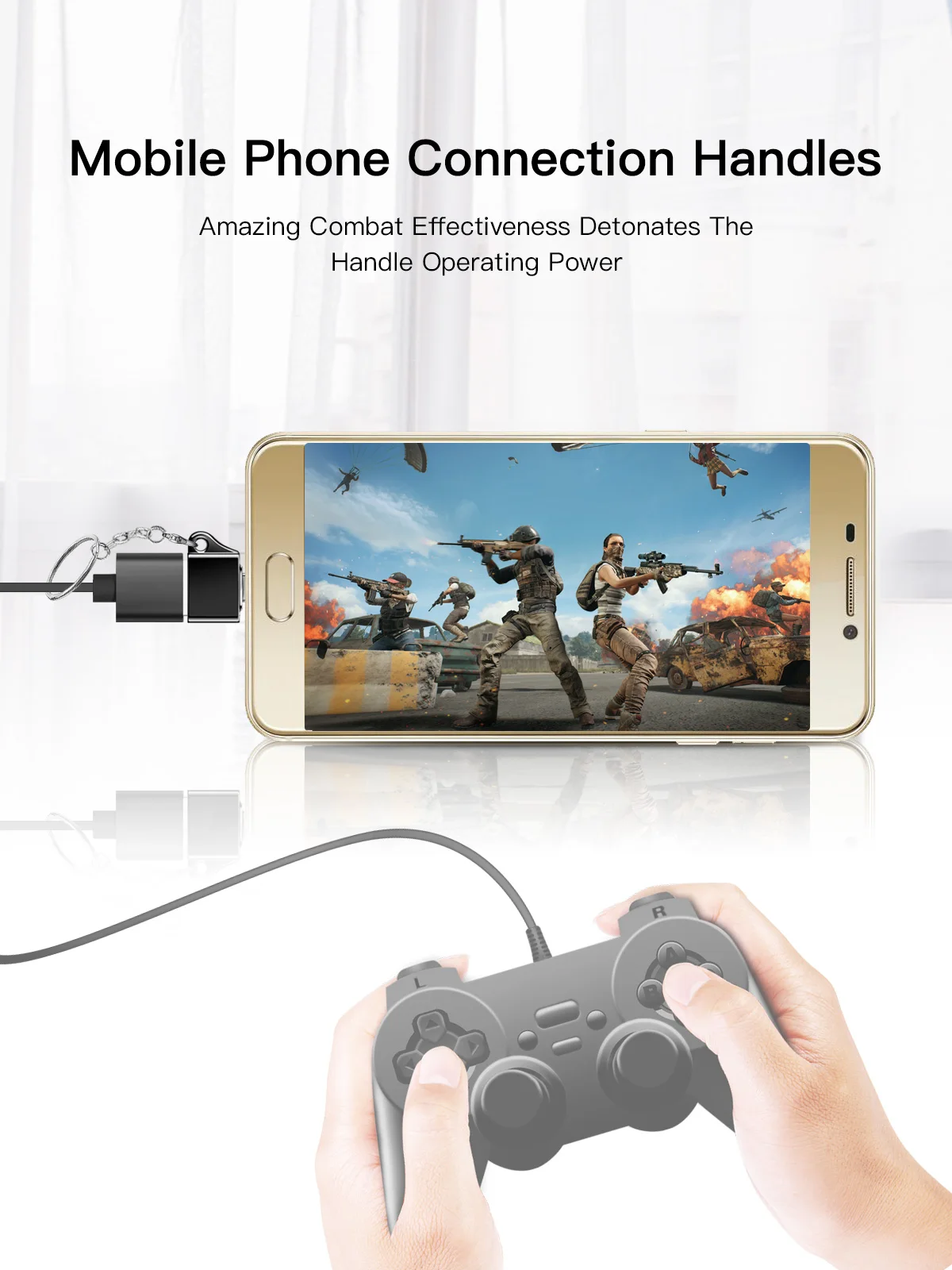 FONKEN Micro USB OTG адаптер USB флэш-накопитель OTG штекер type-A кабель конвертер для Android телефона зарядный разъем