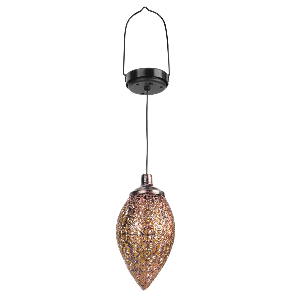 

Светодиодный подвесной светильник в стиле ретро, s Солнечный фонарь, водонепроницаемый ландшафтный светильник для наружного сада, двора, Де...